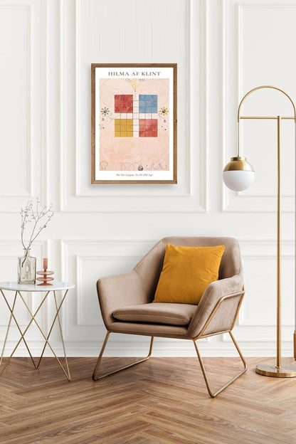 Hilma Af Klint Ahşap Çerçeveli Tablo 30 x 42