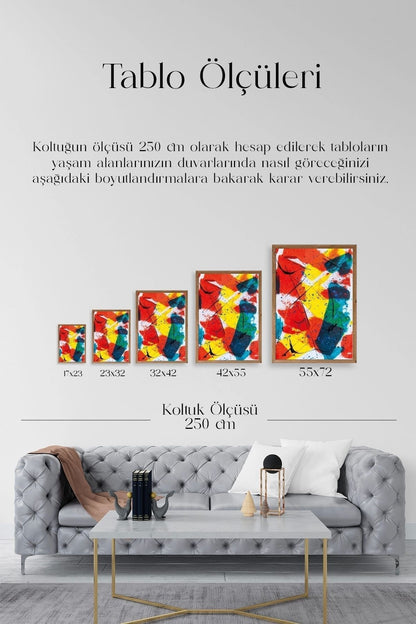 Mordern Ahşap Çerçeveli Tablo 23 x 30
