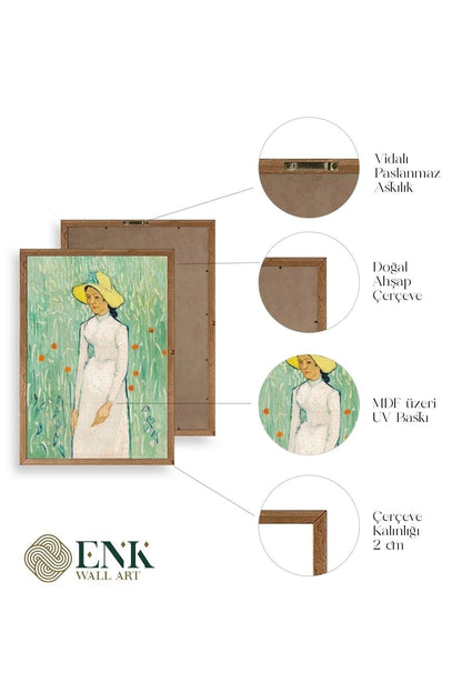 Van Gogh Ahşap Çerçeveli Tablo 17 x 23