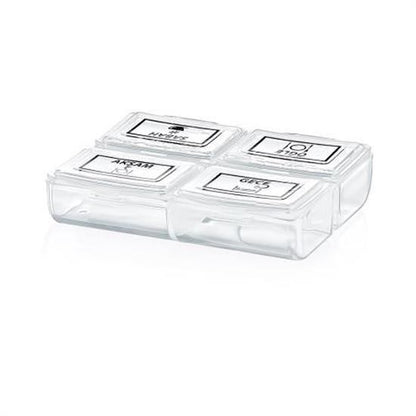 BUFFER® 4 Öğün Günlük Hap İlaç Saklama Taşıma Kutusu İlaç Hatırlatıcı