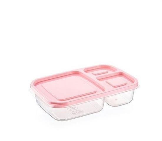 BUFFER® 3 Bölmeli Sefer Tası Pratik Kolay Gıda Diyet Saklama Erzak Kabı