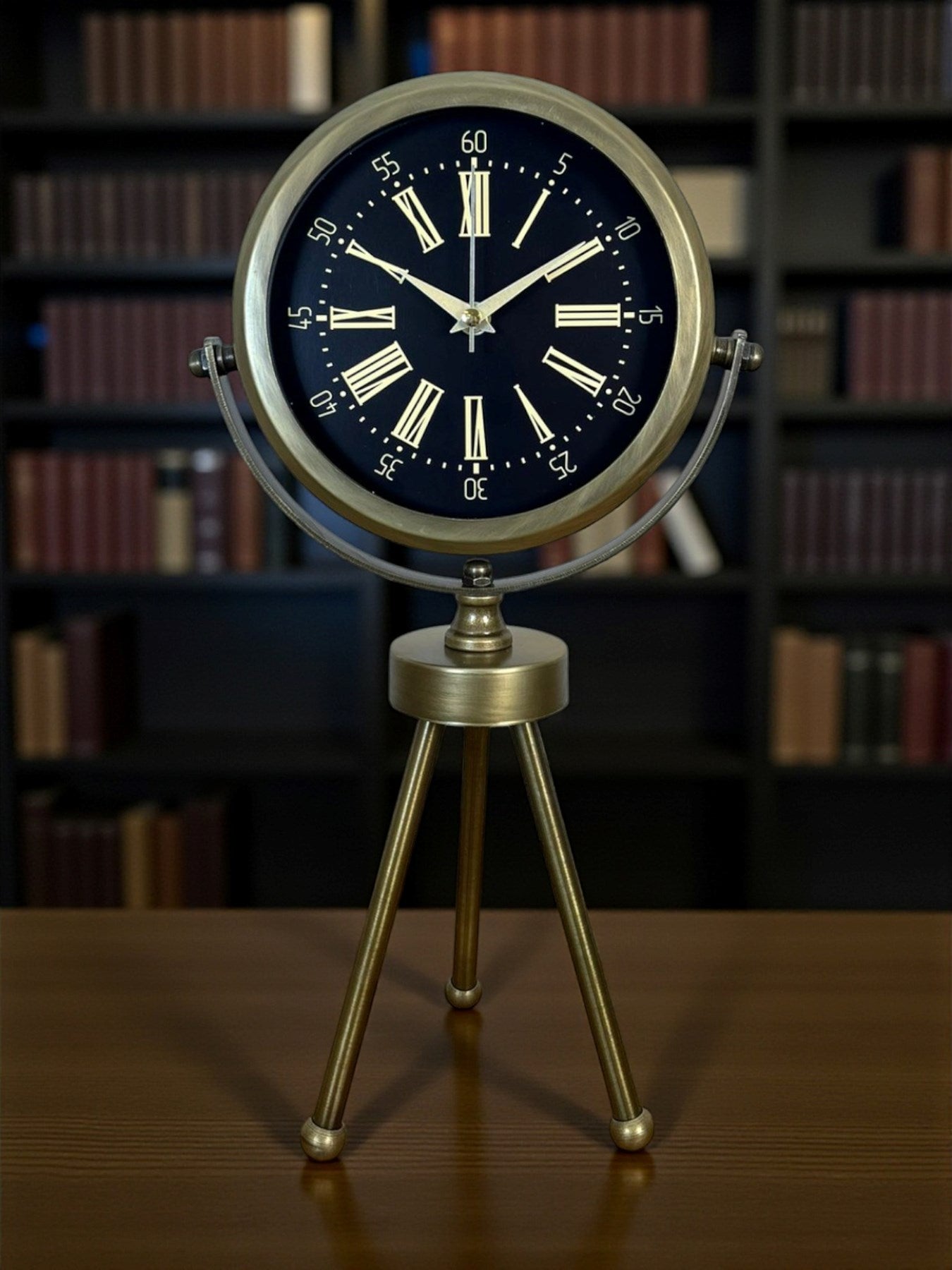 Zentime Eskitme Vintage Üç Ayaklı Duvar Saati