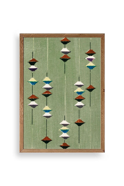 Furuya Korin Ahşap Çerçeveli Tablo 50 x 70