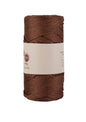 Makrome İpi 3mm  Polyester Kahve Simli