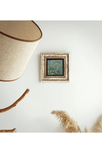 Vincent Van Gogh Çerçeveli Taş Tablo , Çerçeveli Taş Duvar Dekoru 20 cm