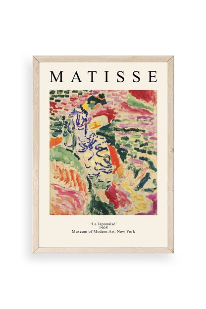 Henri Matisse Ahşap Çerçeveli Tablo 23 x 30