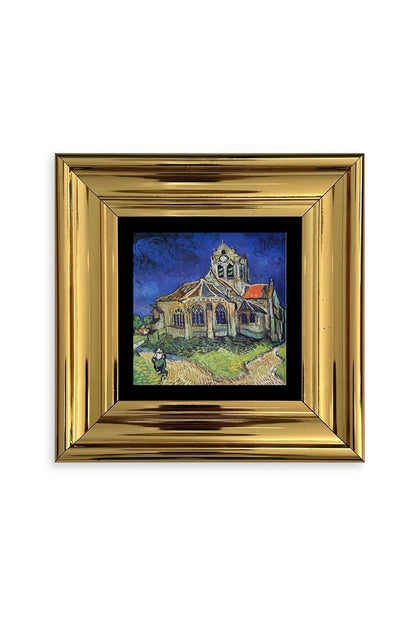 Van Gogh Çerçeveli Taş Tablo 20 cm