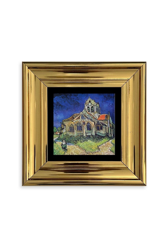 Van Gogh Çerçeveli Taş Tablo 20 cm