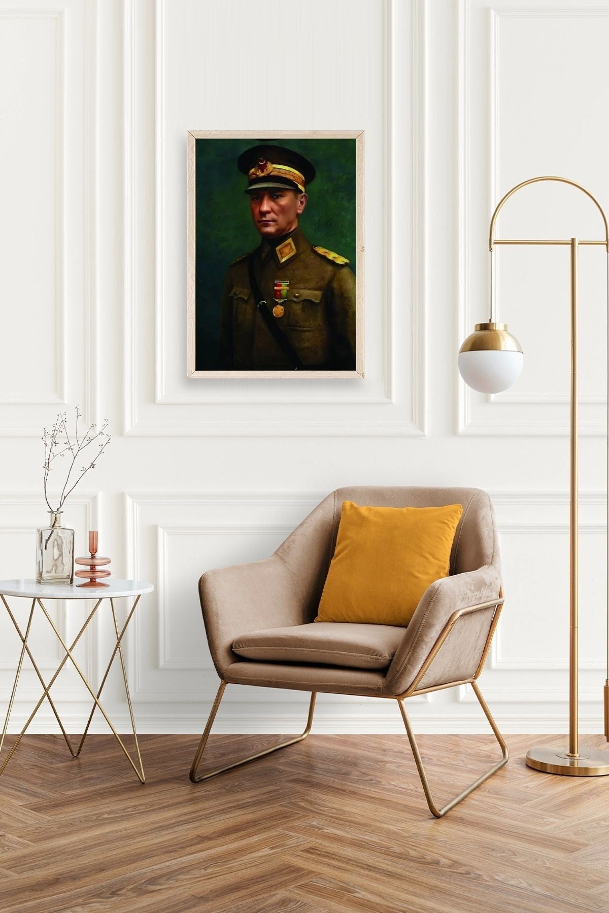 Atatürk Ahşap Çerçeveli Tablo 17 x 23