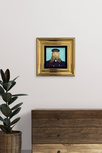 Van Gogh Çerçeveli Taş Tablo 20 cm