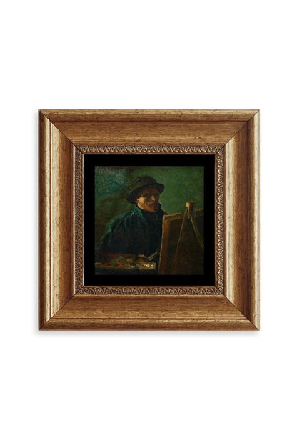 Van Gogh Çerçeveli Taş Tablo 20 cm