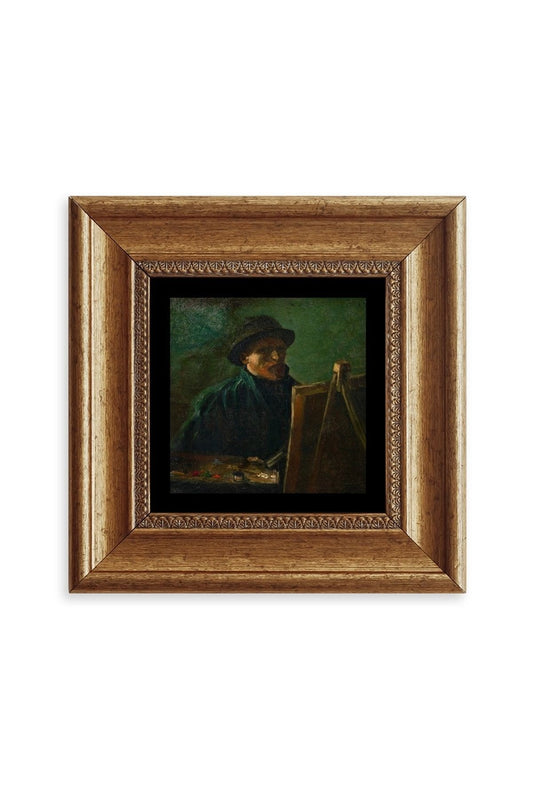 Van Gogh Çerçeveli Taş Tablo 20 cm