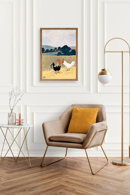 Edward Penfield Ahşap Çerçeveli Tablo 23 x 30