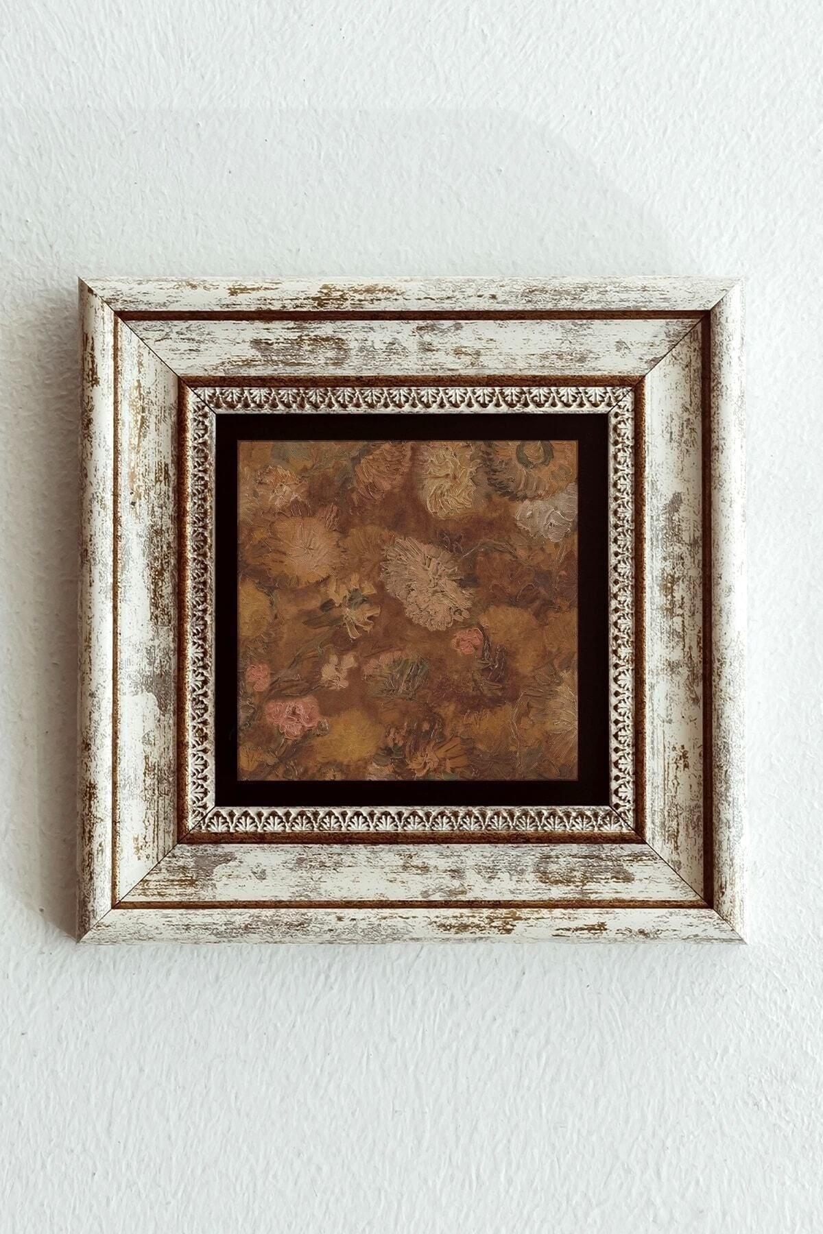 Çerçeveli Taş Tablo , Çerçeveli Taş Duvar Dekoru-enkcrcvtbl-00201 20 cm