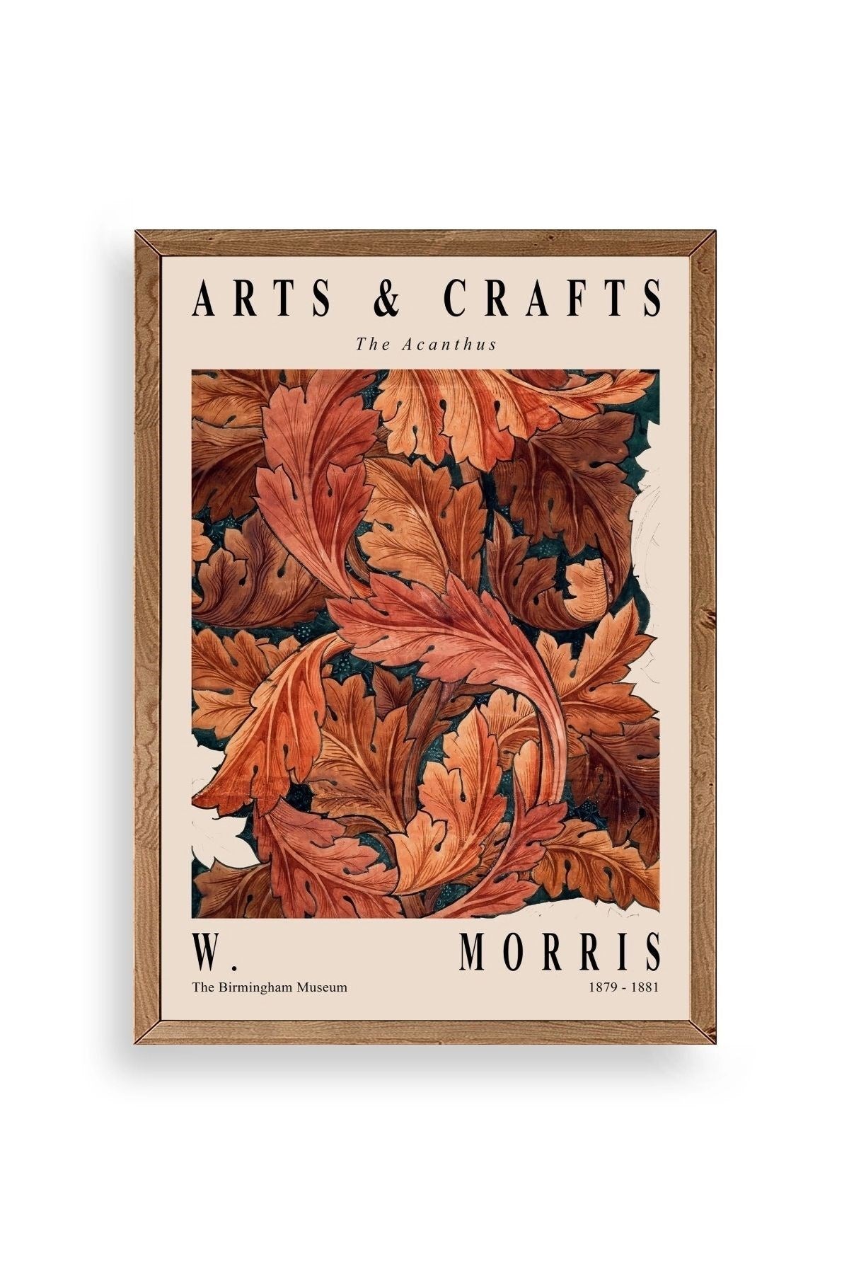 Morris Ahşap Çerçeveli Tablo 30 x 42