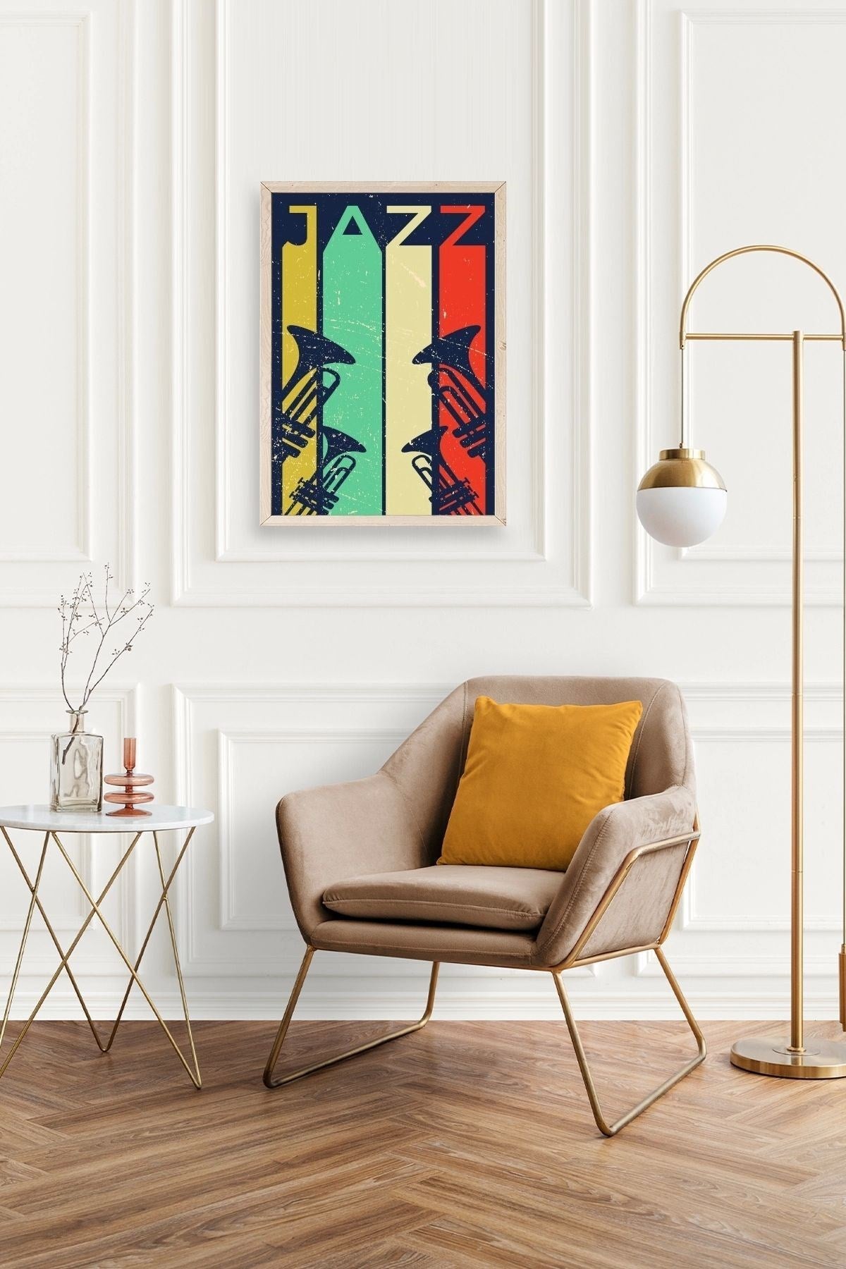 Jazz Ahşap Çerçeveli Tablo 50 x 70