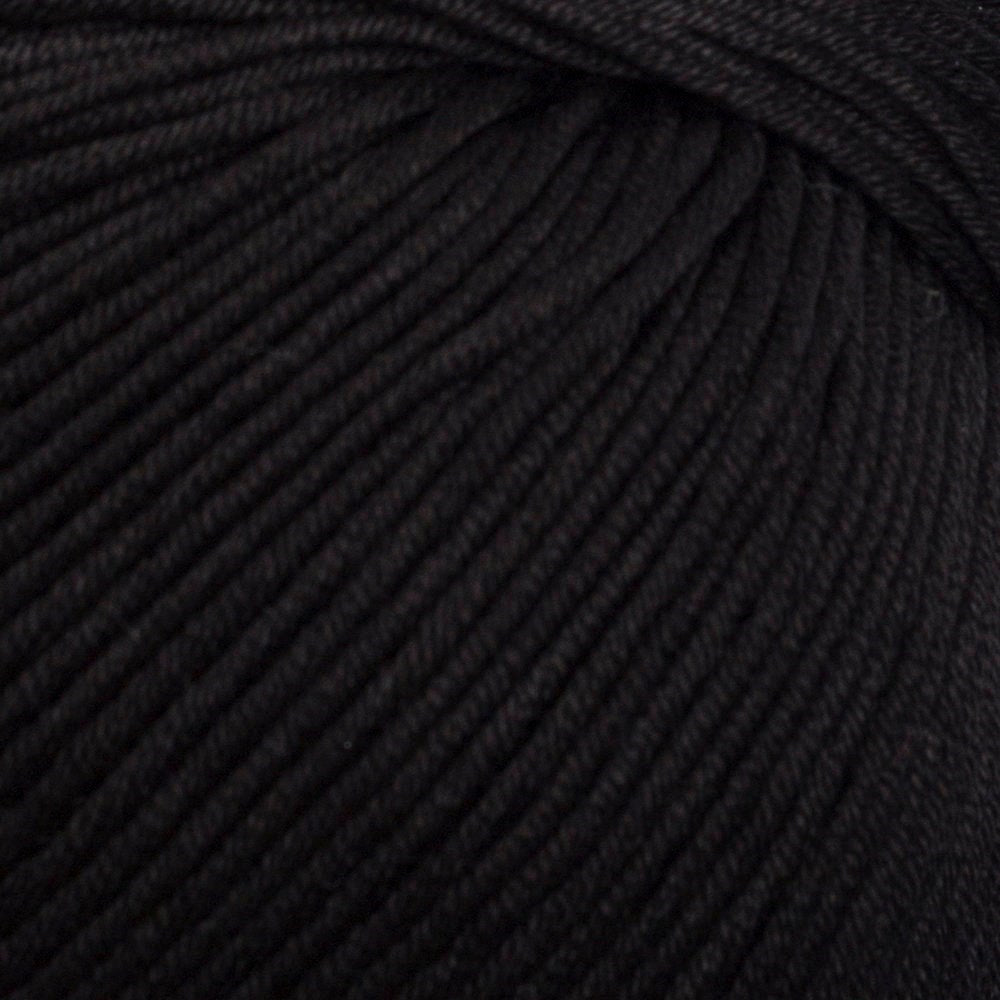 La Mia XL Mercerized Siyah El Örgü İpi - 1 - 33758