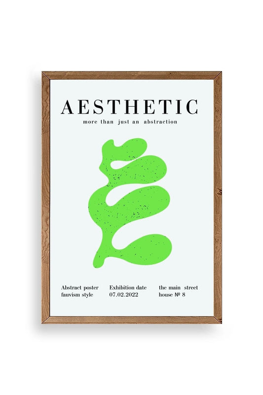 Modern Ahşap Çerçeveli Tablo 23 x 30