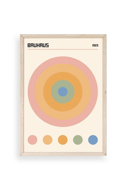 Bauhaus Ahşap Çerçeveli Tablo 23 x 30