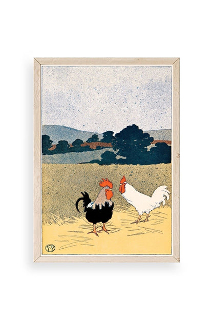 Edward Penfield Ahşap Çerçeveli Tablo 30 x 42
