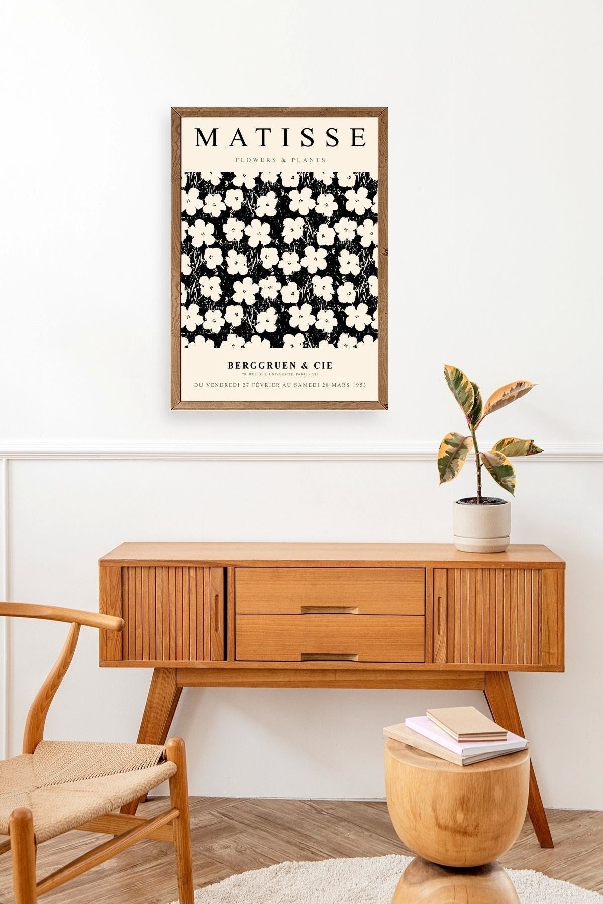 Matisse Ahşap Çerçeveli Tablo 50 x 70