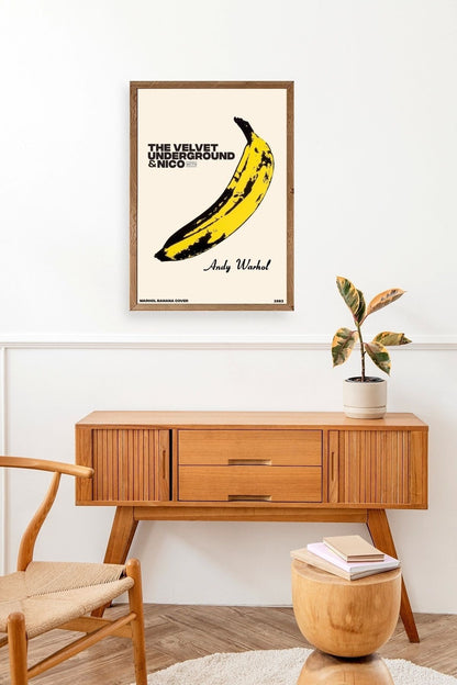 Andy Warhol Ahşap Çerçeveli Tablo 30 x 42