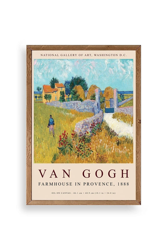 Van Gogh Ahşap Çerçeveli Tablo 23 x 30
