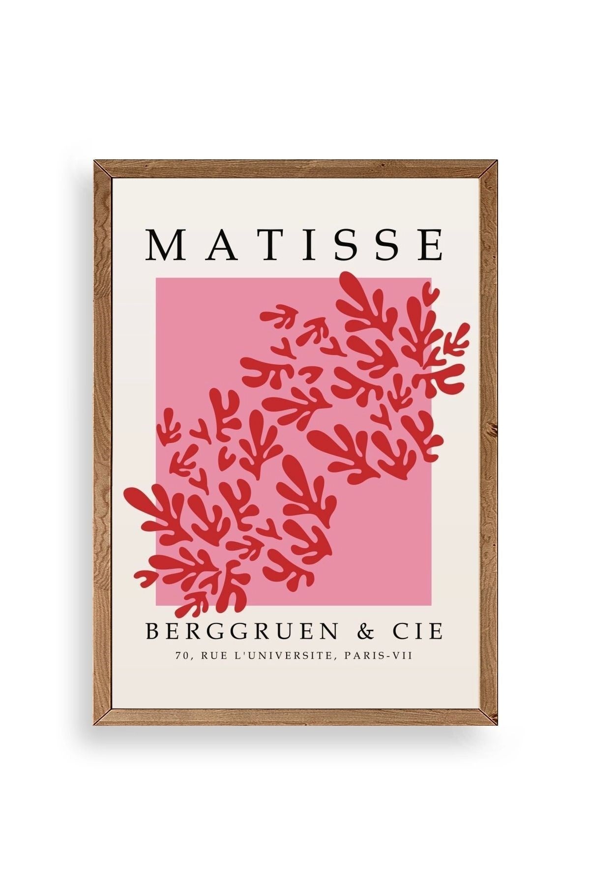 Çiçek Ahşap Çerçeveli Tablo 30 x 42