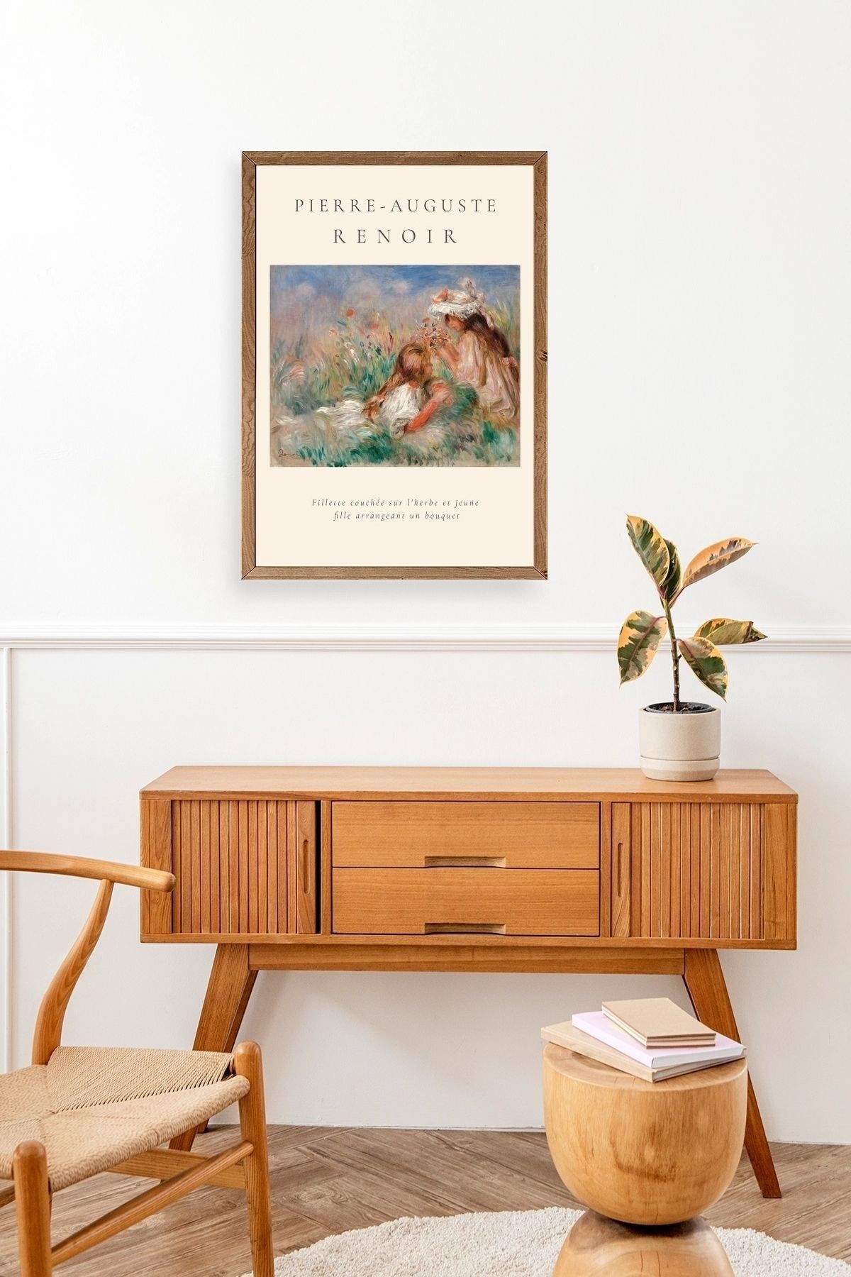 Pierre-Aguste Renoir Ahşap Çerçeveli Tablo 23 x 30