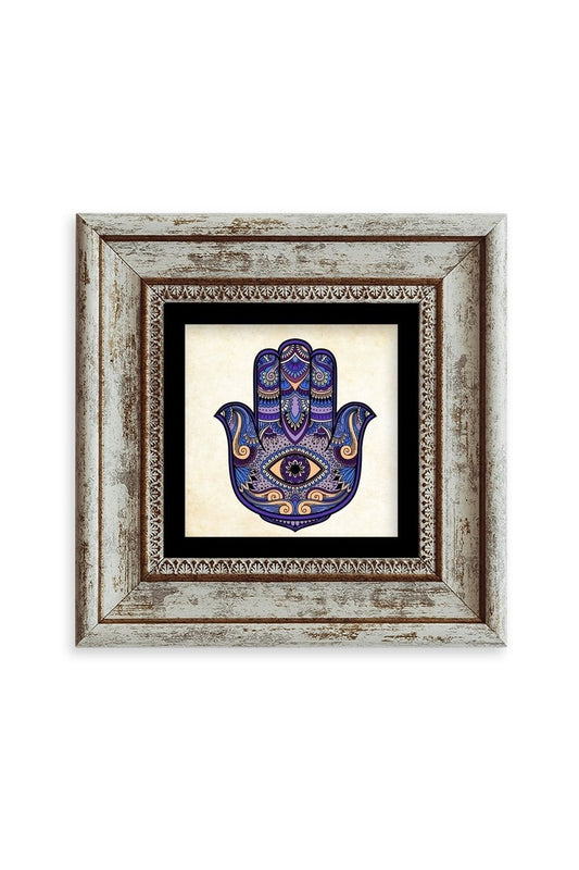 Fatma Ana Eli Çerçeveli Taş Tablo 20 cm