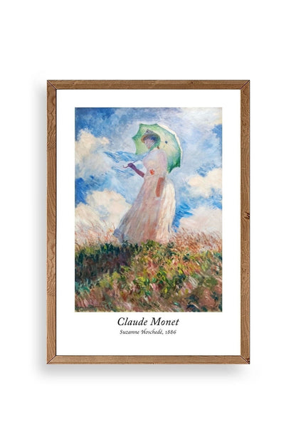 Claude Monet Ahşap Çerçeveli Tablo 30 x 42