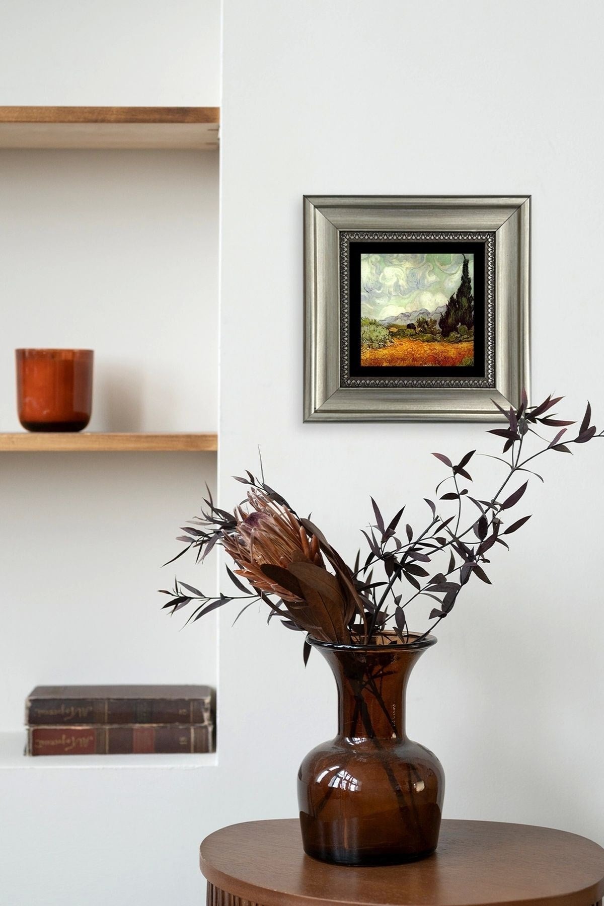 Gustav Klimpt Çerçeveli Taş Tablo 20 cm