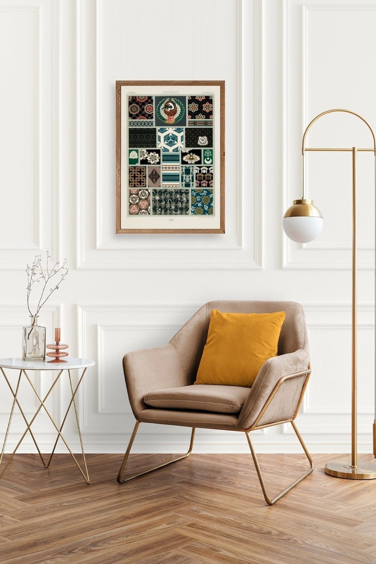 Motif Ahşap Çerçeveli Tablo 50 x 70