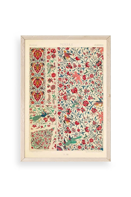 Desen Ahşap Çerçeveli Tablo 50 x 70