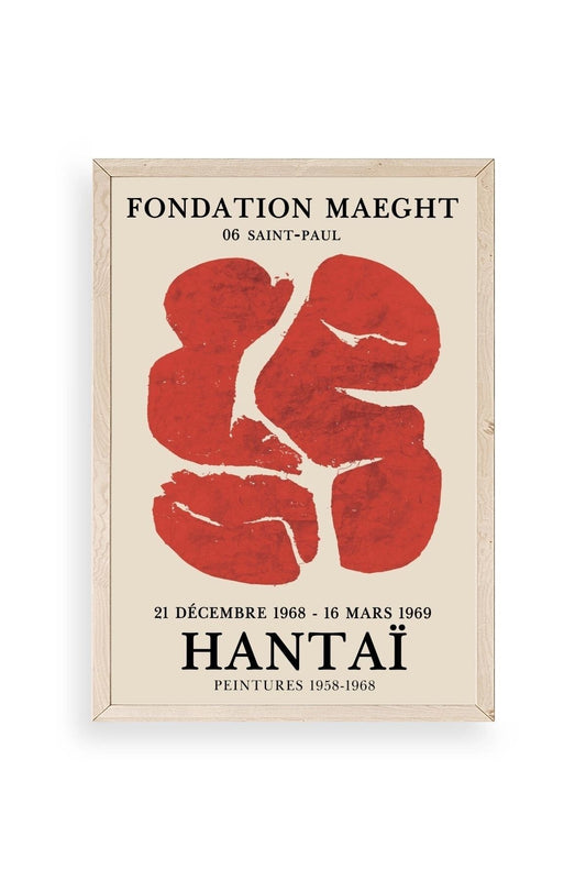 Hantai Ahşap Çerçeveli Tablo 23 x 30