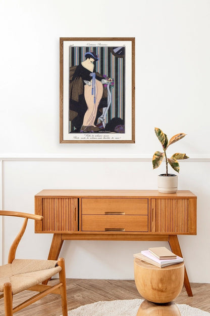 Paris Kostümleri Ahşap Çerçeveli Tablo 50 x 70