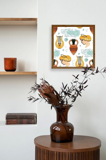 Roma Ahşap Çerçeveli Tablo 23 x 23