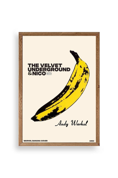 Andy Warhol Ahşap Çerçeveli Tablo 17 x 23