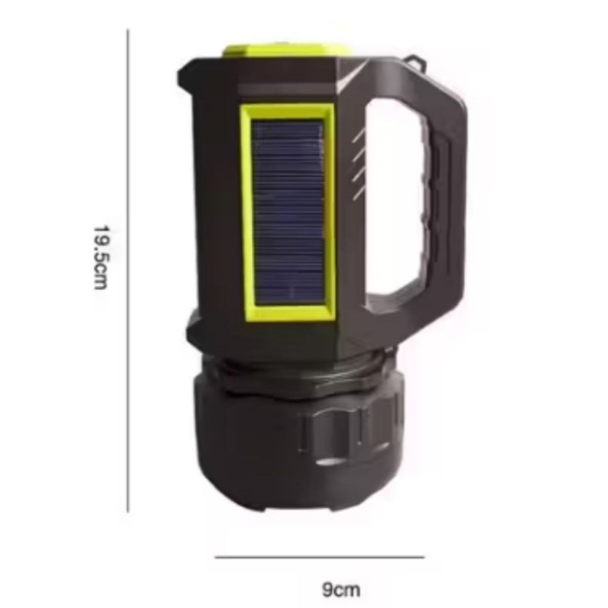 BUFFER®  Şarjlı LED El Feneri 10W Taşınabilir Acil Durum Lambası USB Şarjlı & Yan COB Işıklı