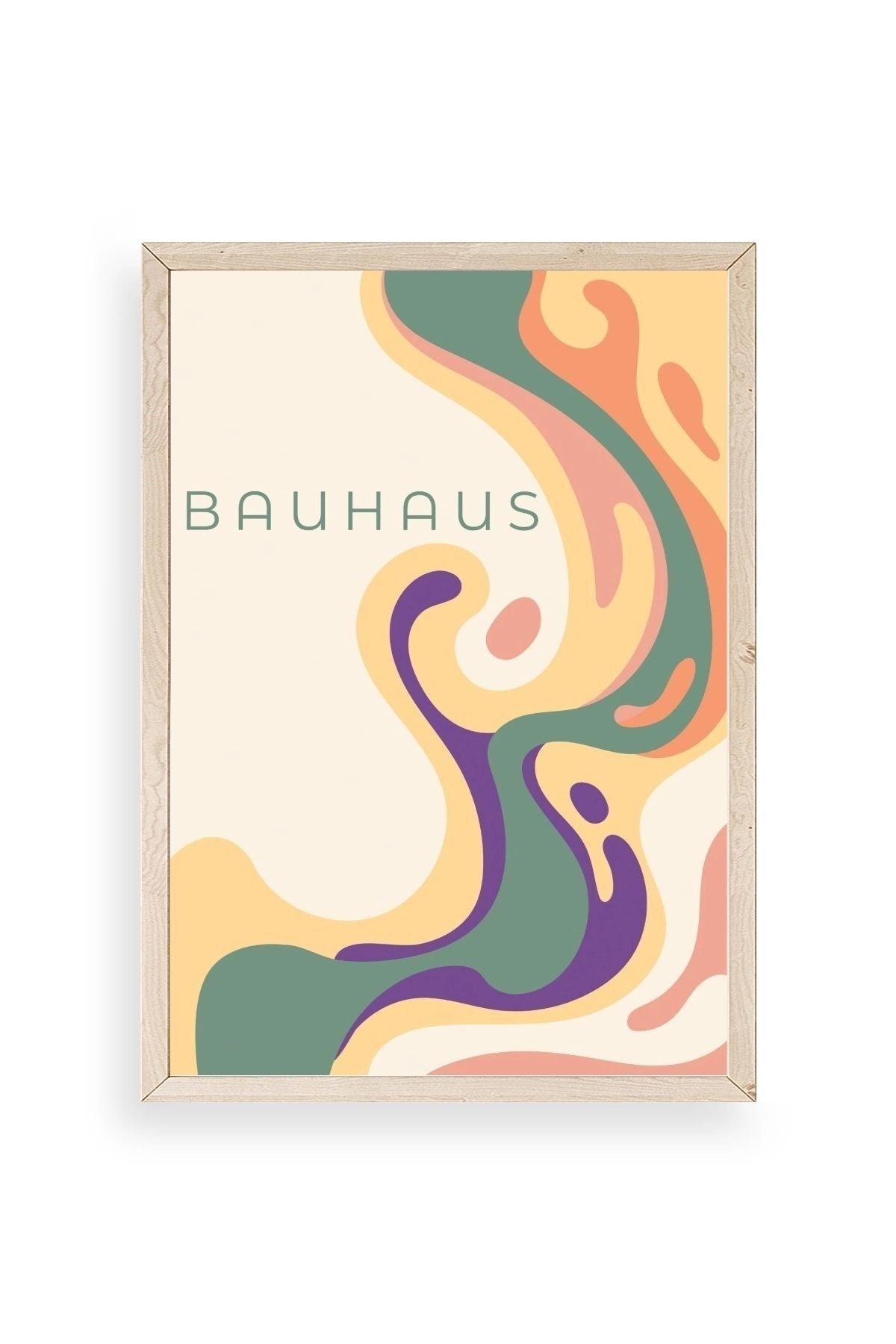 Bauhaus Ahşap Çerçeveli Tablo 17 x 23