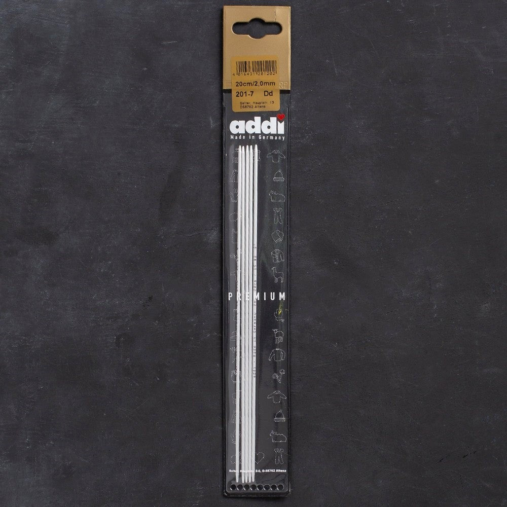 Addi 2mm 20cm 5 li Çorap Şişi - 201-7