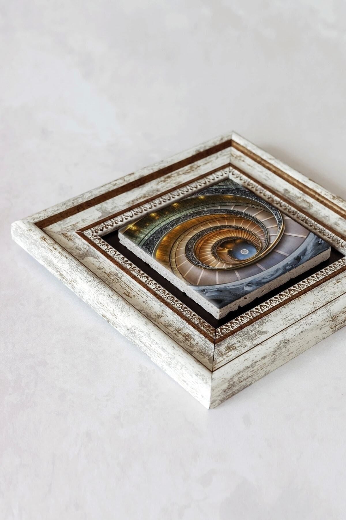 Çerçeveli Taş Tablo , Çerçeveli Taş Duvar Dekoru-enkcrcvtbl-00111 20 cm