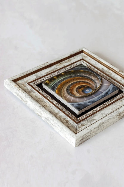 Çerçeveli Taş Tablo , Çerçeveli Taş Duvar Dekoru-enkcrcvtbl-00111 20 cm