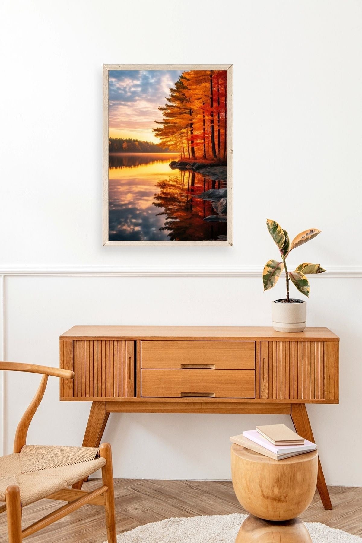 Manzara Ahşap Çerçeveli Tablo 23 x 30