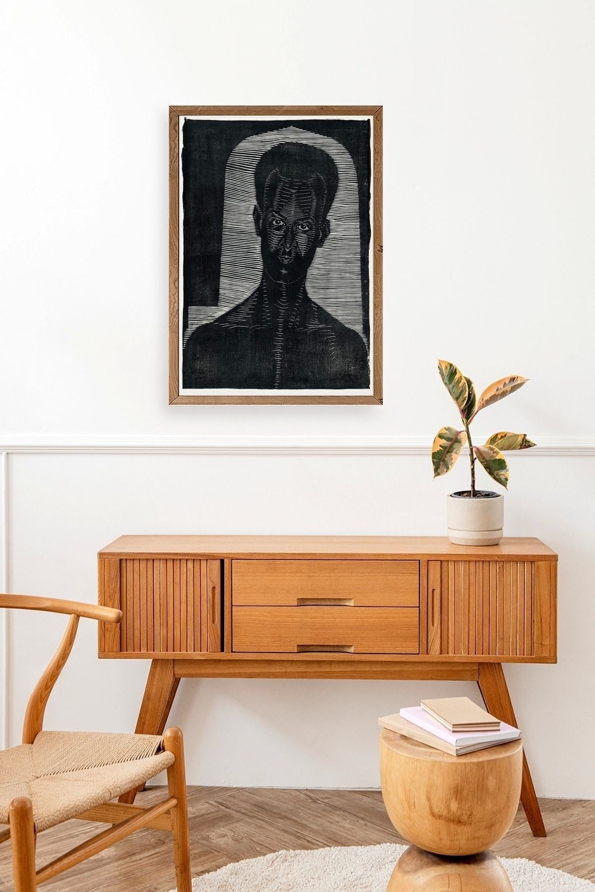 Samuel Jessurun Ahşap Çerçeveli Tablo 50 x 70