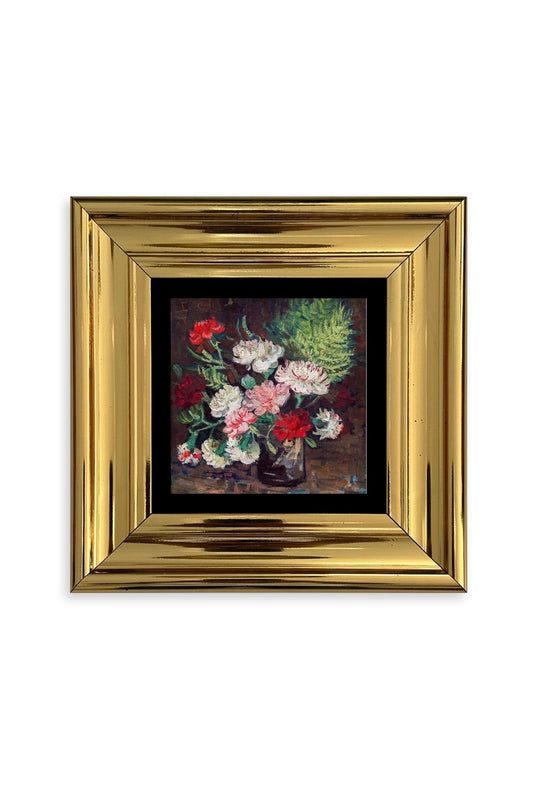 Van Gogh Çerçeveli Taş Tablo 20 cm