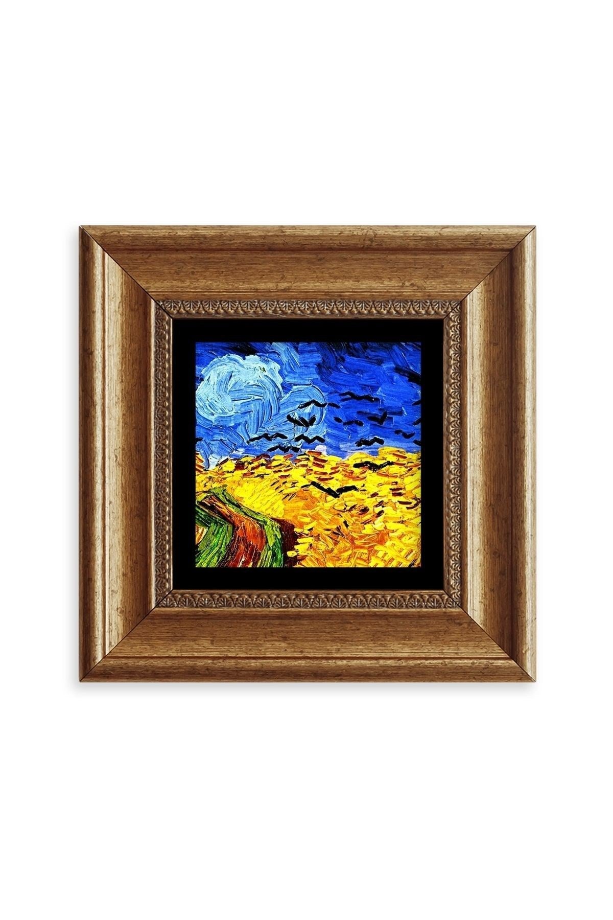 Van Gogh Çerçeveli Taş Tablo 20 cm
