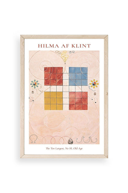 Hilma Af Klint Ahşap Çerçeveli Tablo 30 x 42