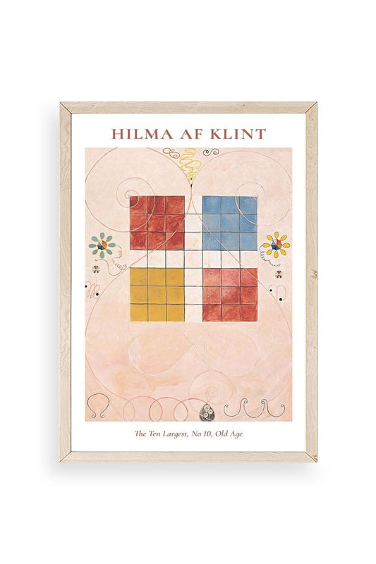 Hilma Af Klint Ahşap Çerçeveli Tablo 30 x 42