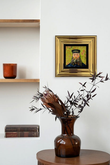 Van Gogh Çerçeveli Taş Tablo 20 cm